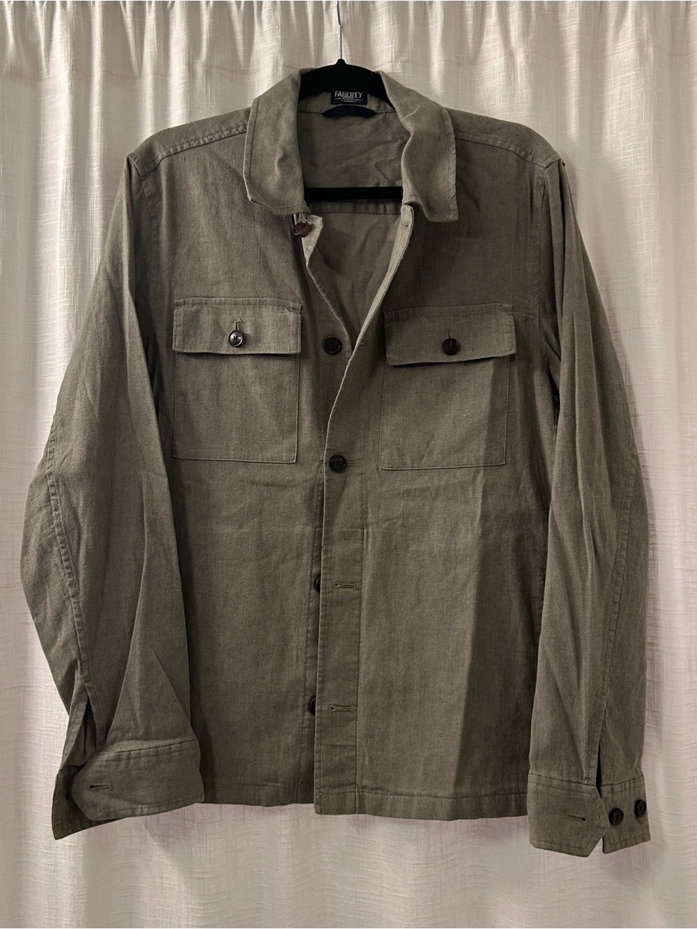 Faherty Button Front Shirt